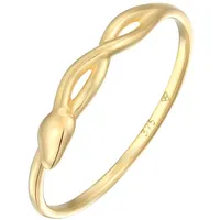 Elli PREMIUM Schlange Infinity 375 Gelbgold 58 Damen