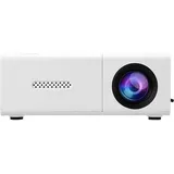 Mini-Projektor, tragbar, Full HD 1080p, mit Fernbedienung, kompatibel mit HDMI/Audio/Tablet/PC/USB, weiß XXW