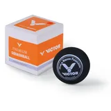 VICTOR Squashball (roter Punkt, Speed mittel) schwarz - 1 Ball