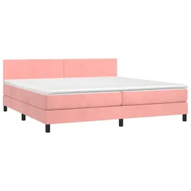 vidaXL Boxspringbett 200 x 200 cm Rosa