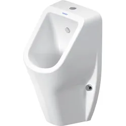 Urinal D-Code, Zulauf von oben rimless, ohne Fliege, weiß