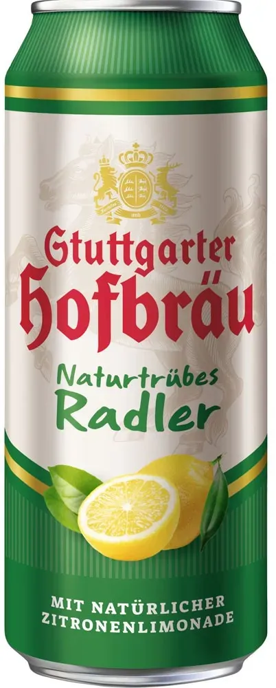 Stuttgarter Hofbräu Naturtrübes Radler Dose 24x 0,5 Liter Einweg