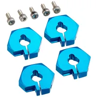 TAMIYA TRF 12mm Alu Felgenmitn. (4) Schmal/klem