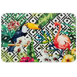 Excelsa Set mit 6 Tischsets Tropical Chic Kunststoff 43,5x0,1x29 cm, Bunt