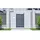 Habitat et Jardin Gartentor 100 x 176 cm Grau/Metall