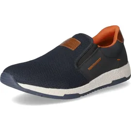 Rieker Slip-On Sneaker Herren Blau Weite E 43