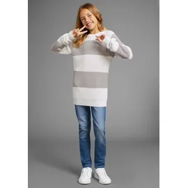 Kidsworld Strickpullover "Streifenpullover mit breitem Muster", Mädchen, Gr.