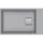 Franke KUBUS 2 KNG 110-62 rechts Einbau Steingrau Handbetätigung 760 x 460 mm