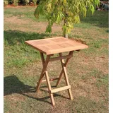 LINDER EXCLUSIV Klapptisch Gartentisch 60 x 60 cm in Premium Teak