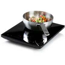 DOMO DO332IP Induktionskochplatte 1 Kochfeld 2000W Schwarz