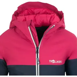 TROLLKIDS Hallingdal Jacke - Navy / Pink / White - 116 cm