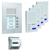 TCS Türsprechanlage pre:pack Set PPUF04-EN/02 4WE