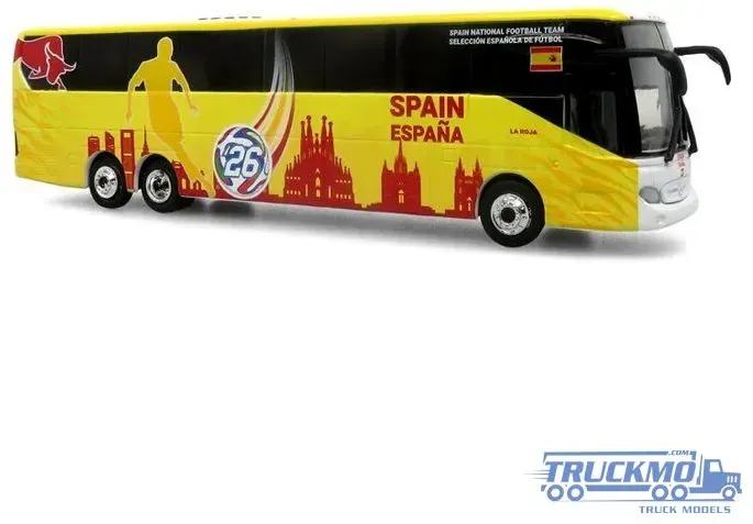 Iconic Replicas World Cup Spain National Team Mercedes Benz Tourrider Coach Bus IR-0726