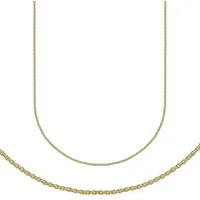 FIRETTI Goldkette Rundankerkette Gelbgold 333