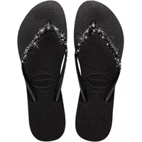 HAVAIANAS Slim Glitter Ii Schwarz Schwarz, 37