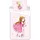 COFI 1453 Prinzessin Sternchen- und Ballonmotiv Mehrfarbig 140 x 200 cm + 70 x 90 cm