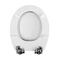 Primaster WC-Deckel mit Absenkautomatik White Wood weiß