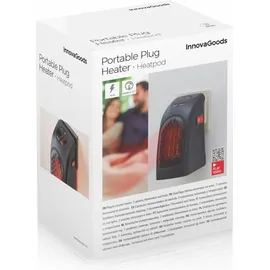 InnovaGoods Heatpod Tragbare Mini-Heizung 0,4 kW Schwarz