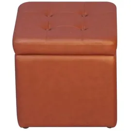 moebel-direkt-online Sitzhocker mit Stauraum 41 x 40 x 41 cm Braun