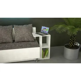 VCM my home Nachto-Stand Beistelltisch weiß 45,0 x 40,0 x 60,0 cm