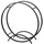 Feuer-Anker Brennholzregal Edelstahl verschiedene Größen Schwarz