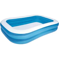 Bestway Family Pool Blue Planschbecken Kinder 262 x 175 x 51 cm