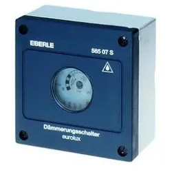 Eberle 056515140003 Dämmerungsschalter für Industrie ca. 1-100 Lux, AC 230V, 1Schliesser, 10A, Schutzart IP54 DÄ 56515
