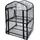 Trendkontor Frühbeet Alu Schwarz Blankglas 50 mm 0,225 m2