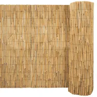 urfence Sichtschutzmatte 100 x 300 cm Braun Schilfrohr