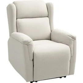Homcom Relaxsessel Fernsehsessel mit Liegefunktion 80 x 101 x 94 cm Beige