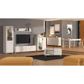 Home Affaire Darwen Kombikommode 179,5 x 90,5 x 40 cm Kaschmir / Weiß