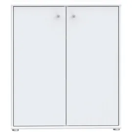 Forte Kommode Tempra 73,7 x 85,5 x 34,8 cm Weiß