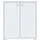 Forte Kommode Tempra 73,7 x 85,5 x 34,8 cm Weiß