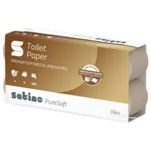 Satino Toilettenpapier PureSoft 3-lagig 64 Rollen