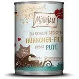 MjAMjAM - Duett 390g MjAMjAM Katze 6x390g DUETT HühnchenFilet mit Pute