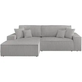 OTTO home Eckcouch Cord 2-Sitzer Grau