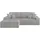 OTTO home Eckcouch Cord 2-Sitzer Grau