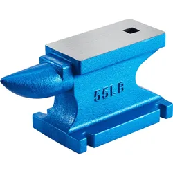 VEVOR Einzelhorn-Amboss 25kg Gusseisen-Amboss, hält schweren Schlägen stand, robuster Rundhorn-Amboss, Schmiedewerkzeug für Juweliere und Metallschmiede, Schmiedewerkzeuge und -ausrüstung