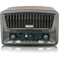 Roadstar HRA-270CD+BT Tragbares CD-Radio Vintage Digital Dab/Dab+/FM, CD-MP3-Player, Bluetooth, USB, Stereo, AUX-IN, LCD-Display, Fernbedienung, Kopfhöreranschluss, Alarm, Holz
