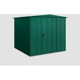 Hörmann EcoStar Gerätehaus Elegant-S 2,58 x 2,48 m Moosgrün