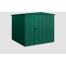 Hörmann EcoStar Gerätehaus Elegant-S 2,58 x 2,48 m Moosgrün