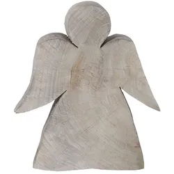 Holzengel Natalia grau - Höhe: 32 cm