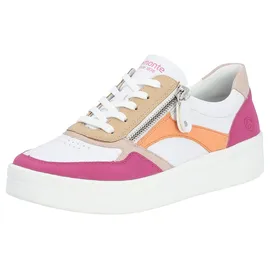 REMONTE Damen, D0J01 Sneaker, Magenta/Weiss/Rose/Tan/Salmon/Weiss | Gr.: 40