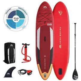 Aqua Marina SUP Atlas 12.0 Stand up Paddle Board Set 366 x 86 x 15 cm rot