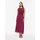 VILA Maxikleid Spitzenkleid Rot 34
