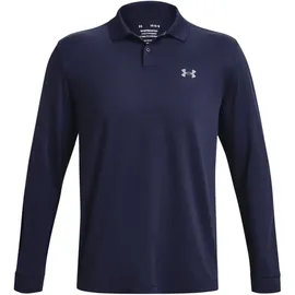 Under Armour Performance 3.0 langarm Poloshirt Herren 410 midnight navy/pitch gray L