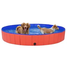 vidaXL Hundepool Faltbar 200x30 cm Rot