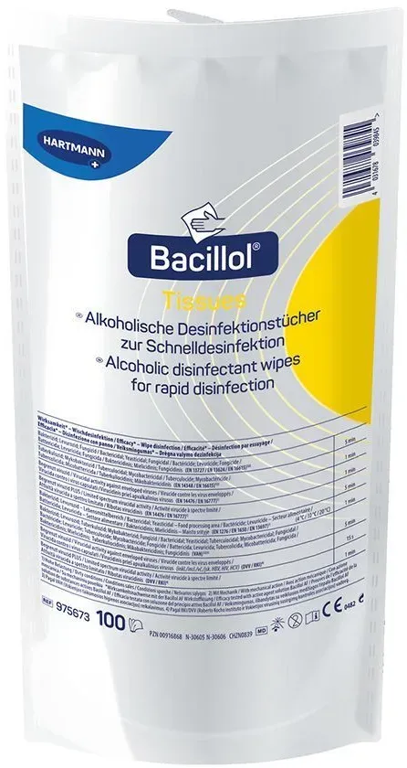 HartMänner Bacillol® Tissues, alkoholische Desinfektionstücher (Nachfüllpack) 1 St