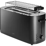 Zwilling ENFINIGY Toaster mit 3 Automatikprogrammen, 7 Bräunungsgraden und Abschaltfunktion, Langschlitztoaster für 4 Scheiben, mit Brötchenaufsatz, Schwarz