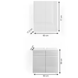 Vicco Fredd 56,0 cm weiß